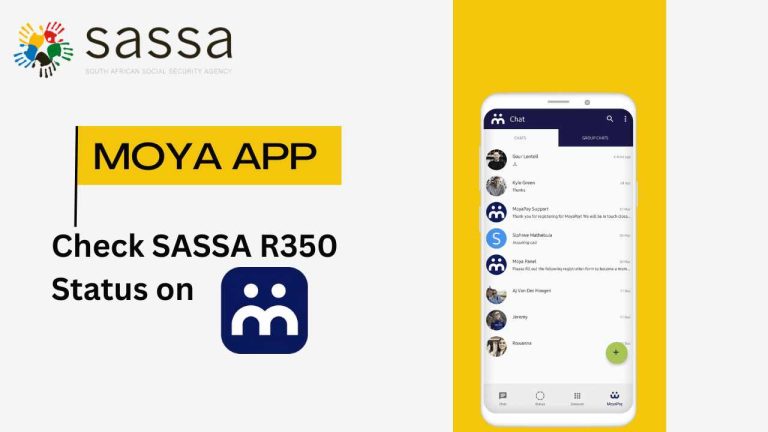 How to Check SASSA R370 Status on Moya App
