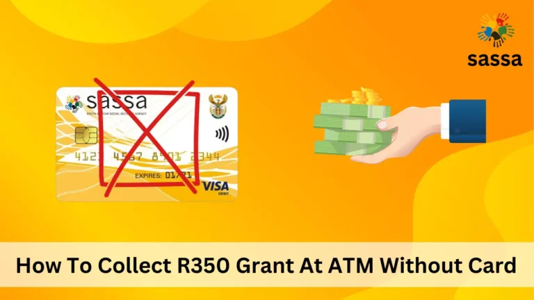 how to withdraw money without sassa card