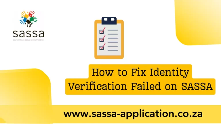 How to Fix Identity Verification Failed on SASSA?