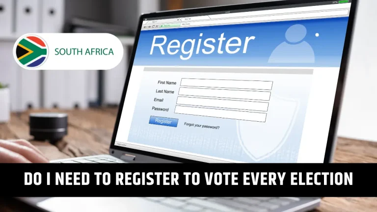 do i need to register to vote every election