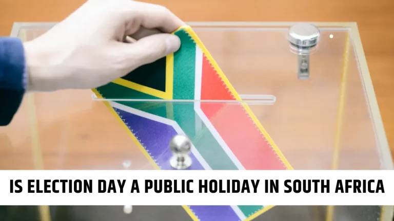 is election day a public holiday in south africa