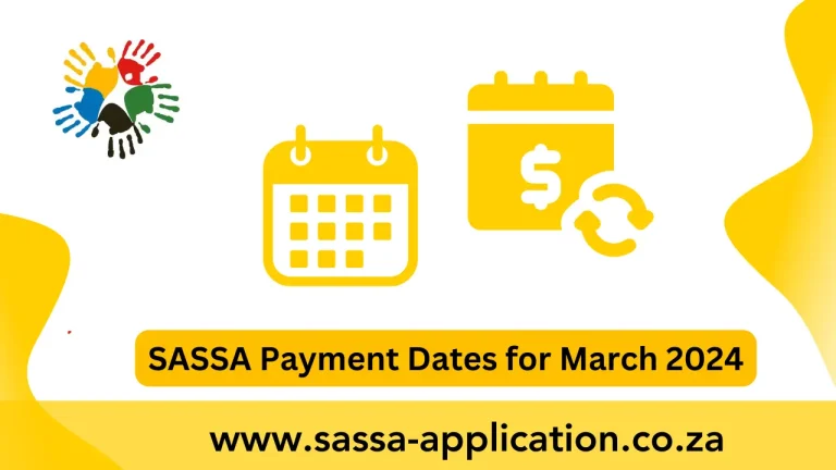 SASSA Payment Dates for March 2024