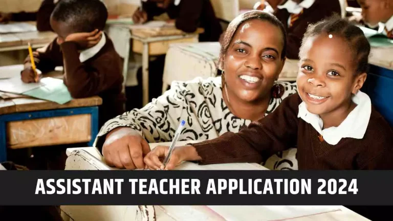 assistant teacher application 2024