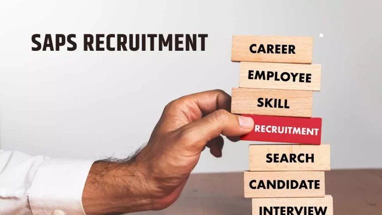saps recruitment