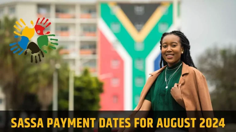 sassa payment dates for august 2024