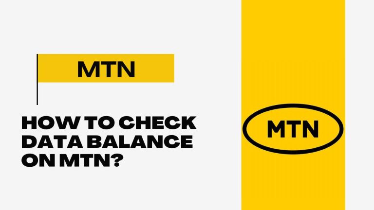How to Check the Data Balance on MTN