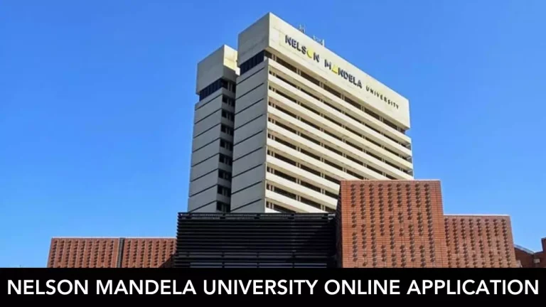 Nelson Mandela University Online Application 2025