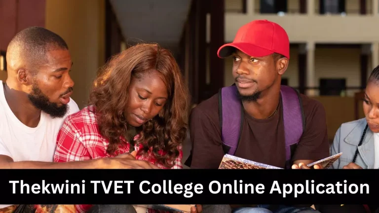 Thekwini TVET college Online Application 2025