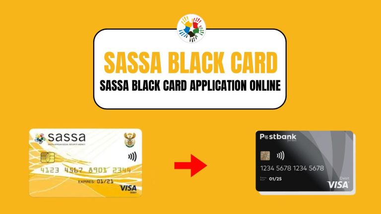 SASSA Black Card Application Online 2025